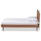 Baxton Studio Sora Mid-Century Modern Ash Walnut Finished Wood Twin Size Platform Bed 180-11108-11158-Zoro - alternate 7